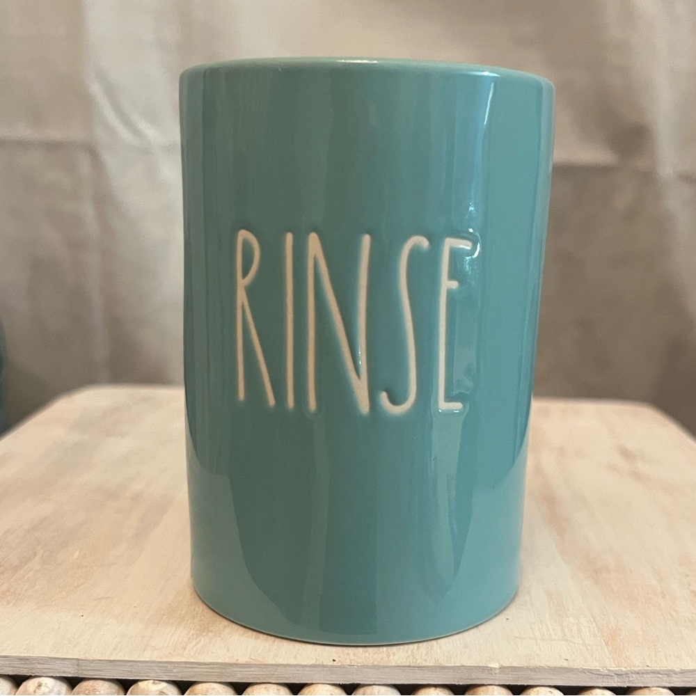 **SOLD On Merrcari** Rae Dunn "RINSE" Cup